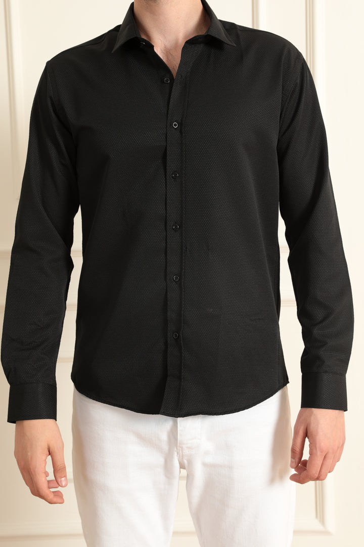 MPL Men's Patterned Shirt with 5 Buttons - Mitcham