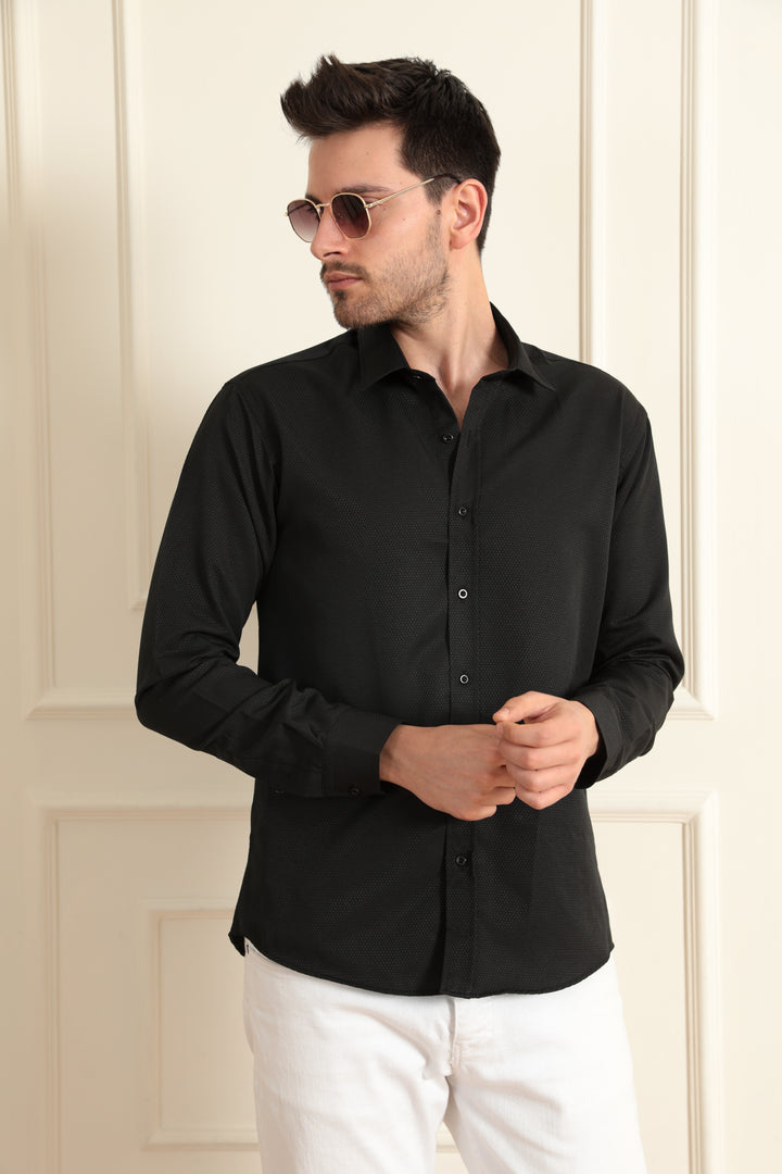 MPL Men's Patterned Shirt with 5 Buttons - Mitcham