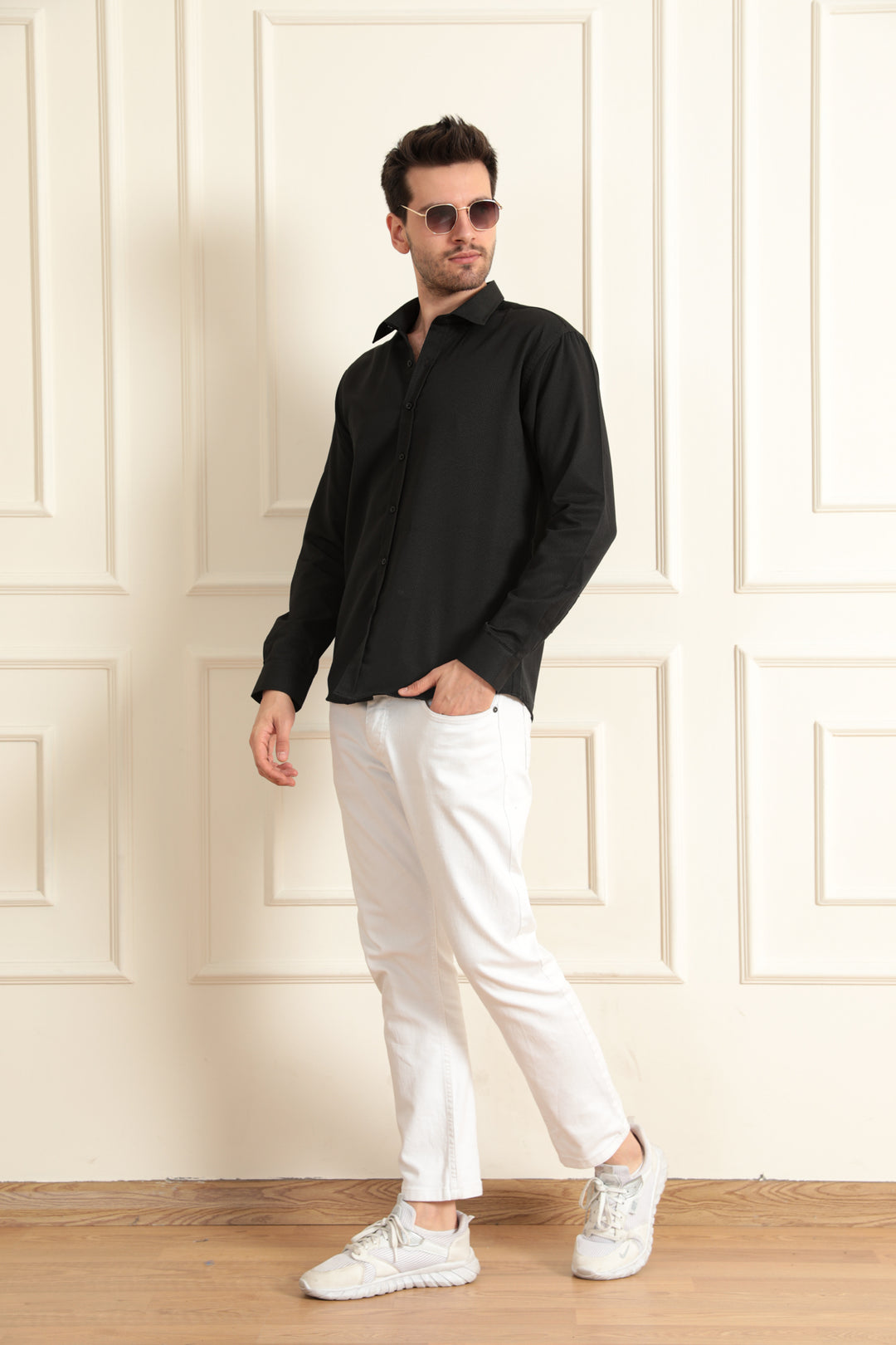 MPL Men's Patterned Shirt with 5 Buttons - Mitcham