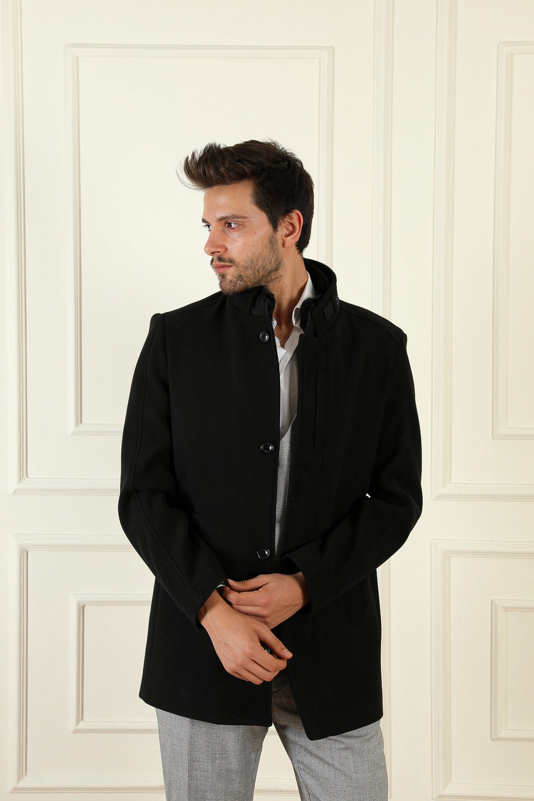 MPL Men's Cashmere Coat 12613 - Jena