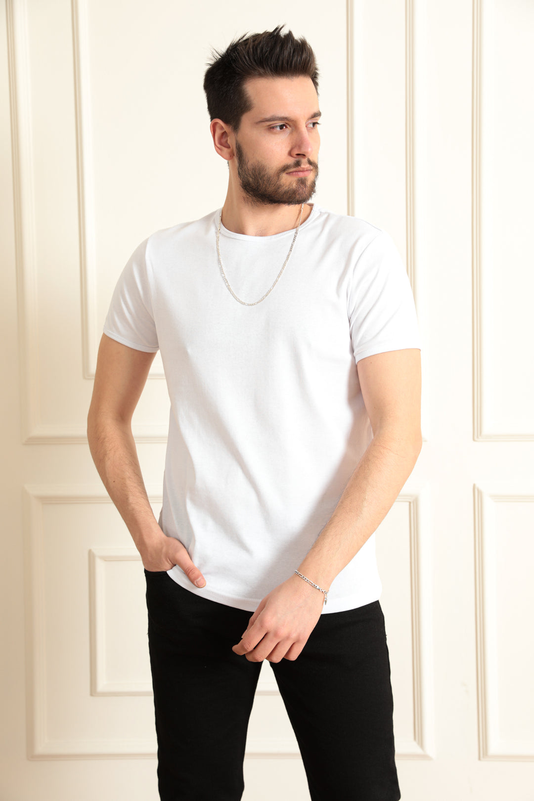 MPL Men's Modern Fit Bicycle Neck T-shirt 2143 - Waukegan
