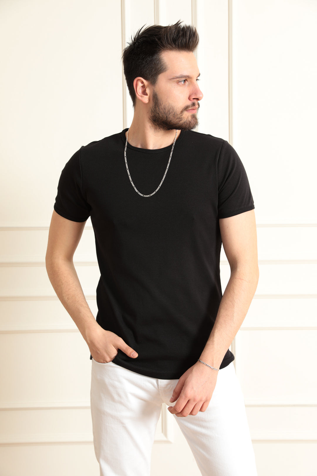 MPL Men's Modern Fit Bicycle Neck T-shirt 2143 - San Luis