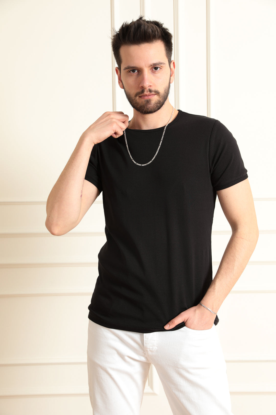 MPL Men's Modern Fit Bicycle Neck T-shirt 2143 - San Luis