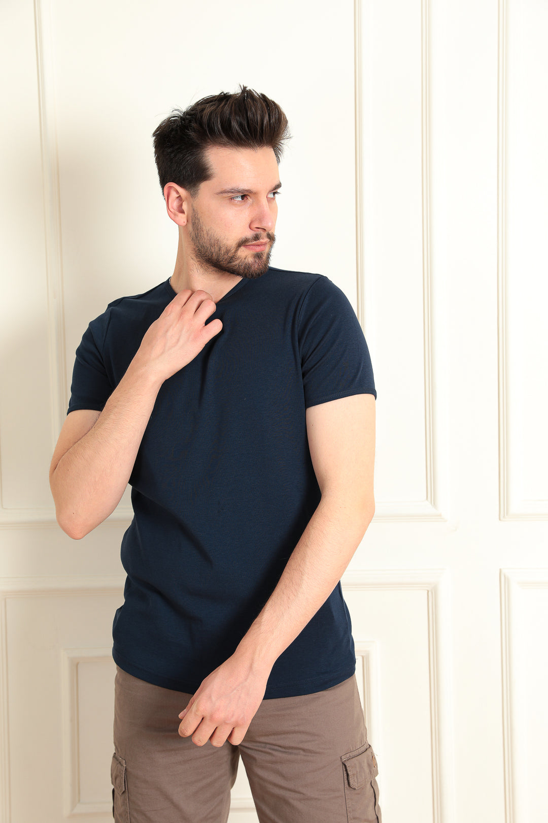 MPL Men's Modern Fit Bicycle Neck T-shirt 2143 - Fribourg