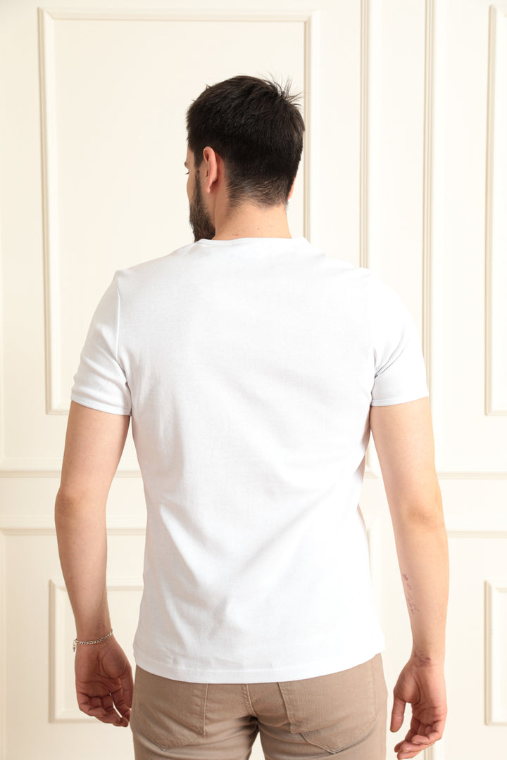 MPL Men's Modern Fit V-Neck T-shirt 2144 - Carini