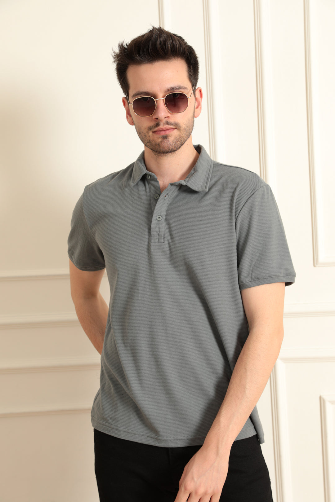 MPL Men's Regular Fit Polo Neck T-shirt 2643 - Stamford