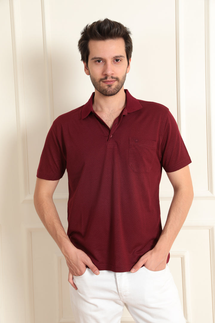 MPL Men's Polo Neck T-shirt 1308 - Tbilisi