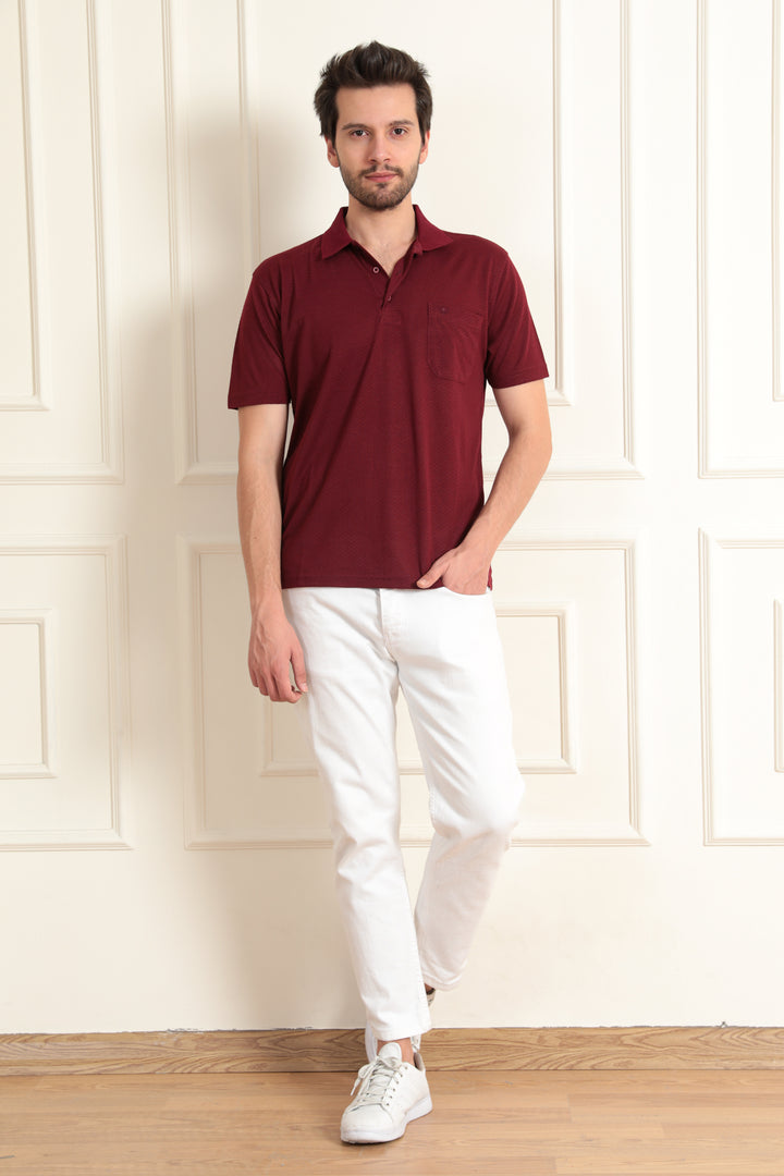 MPL Men's Polo Neck T-shirt 1308 - Tbilisi
