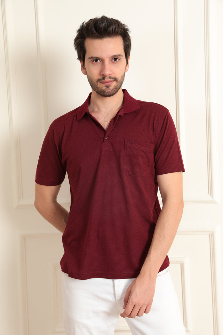 MPL Men's Polo Neck T-shirt 1308 - Tbilisi