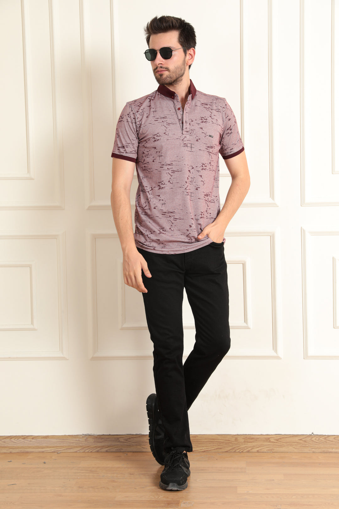 MPL Men's Polo Neck T-shirt 8000 - Charleville-Mézières