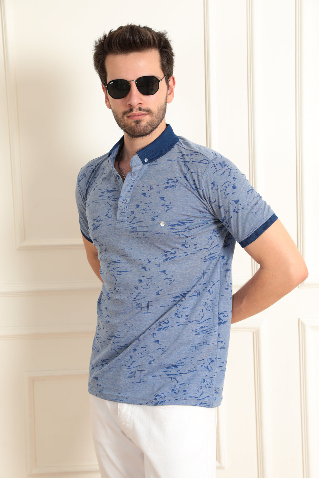 MPL Men's Polo Neck T-shirt 8000 - Rocklin