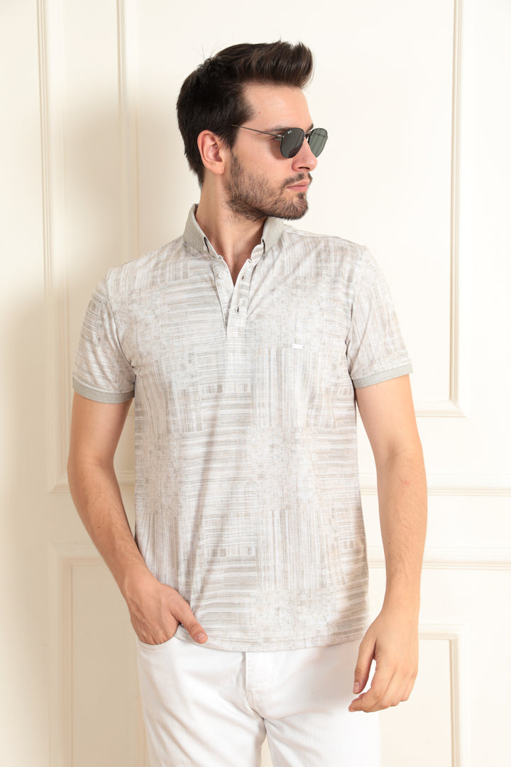MPL Men's Polo Neck T-shirt 8028 - Auxerre