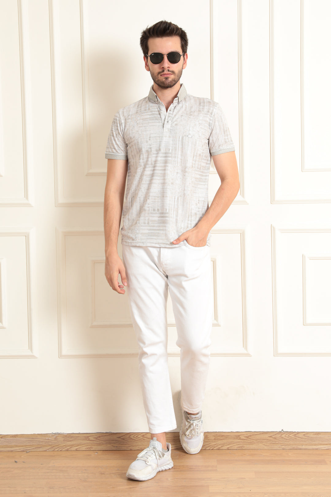 MPL Men's Polo Neck T-shirt 8028 - Auxerre