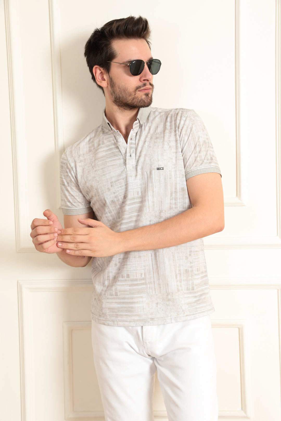MPL Men's Polo Neck T-shirt 8028 - Auxerre