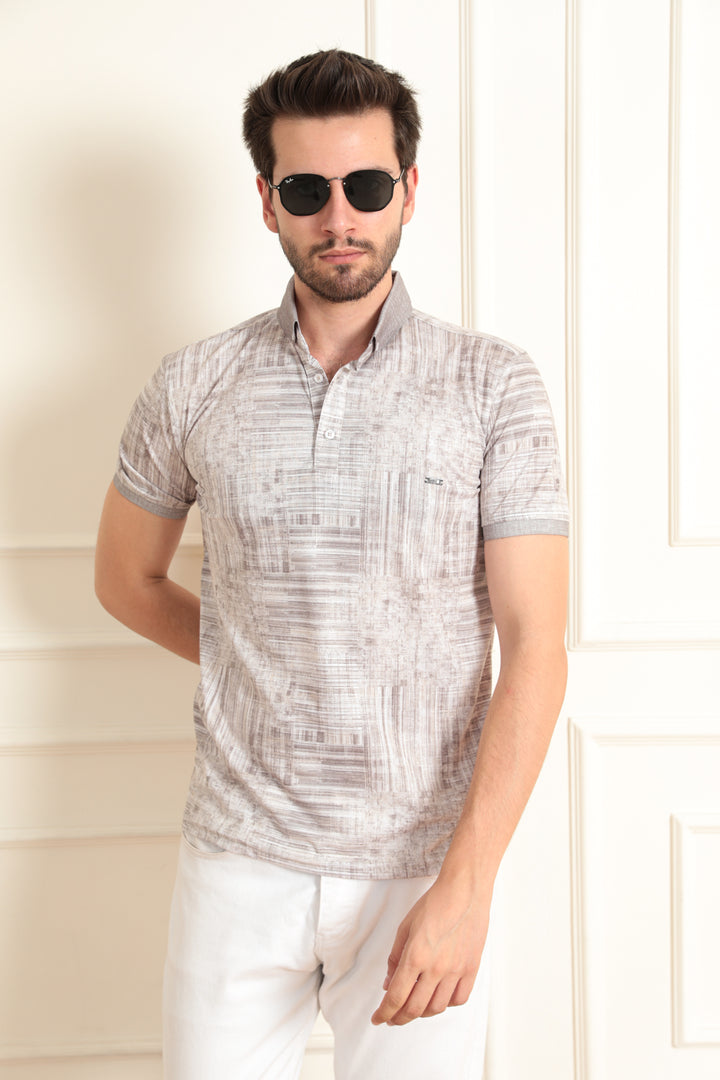 MPL Men's Polo Neck T-shirt 8028 - High Point