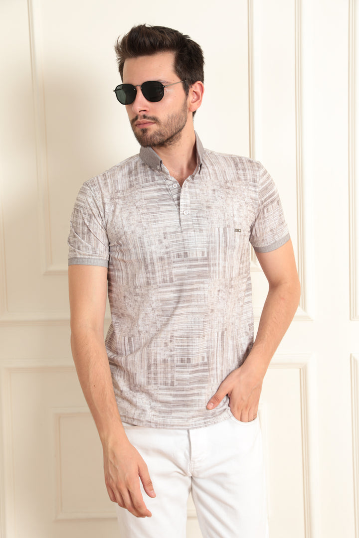MPL Men's Polo Neck T-shirt 8028 - High Point