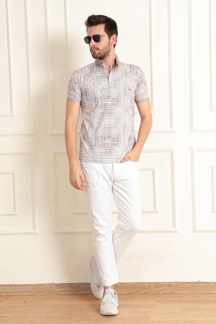 MPL Men's Polo Neck T-shirt 8028 - High Point