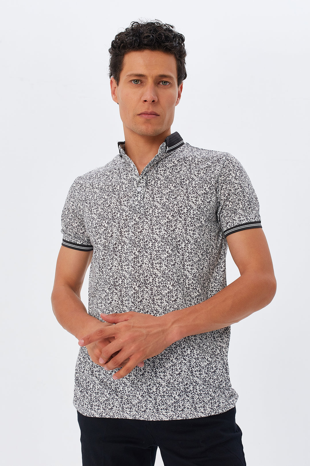 MPL Men's Polo Neck T-shirt 8033 - Palaiseau