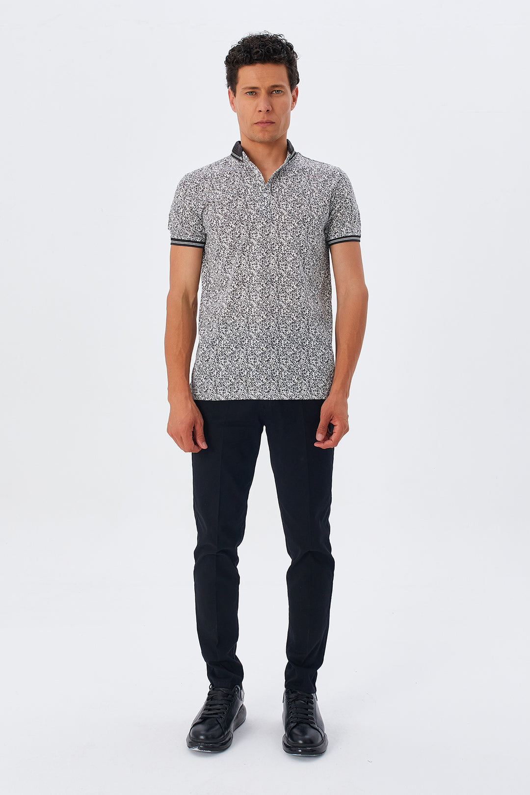 MPL Men's Polo Neck T-shirt 8033 - Palaiseau