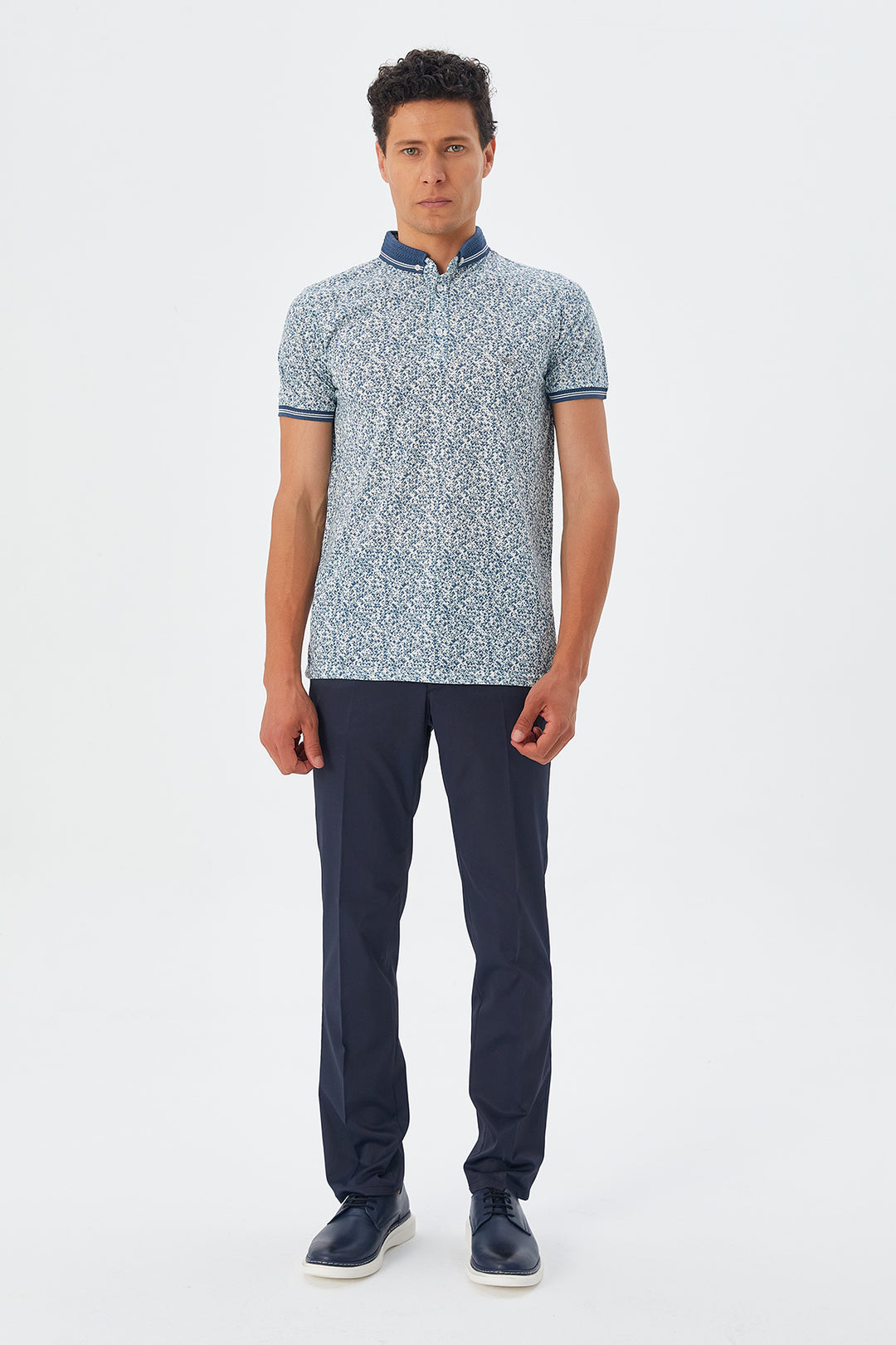 MPL Men's Polo Neck T-shirt 8033 - Terre Haute