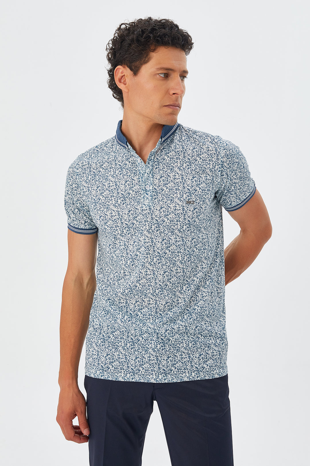 MPL Men's Polo Neck T-shirt 8033 - Terre Haute