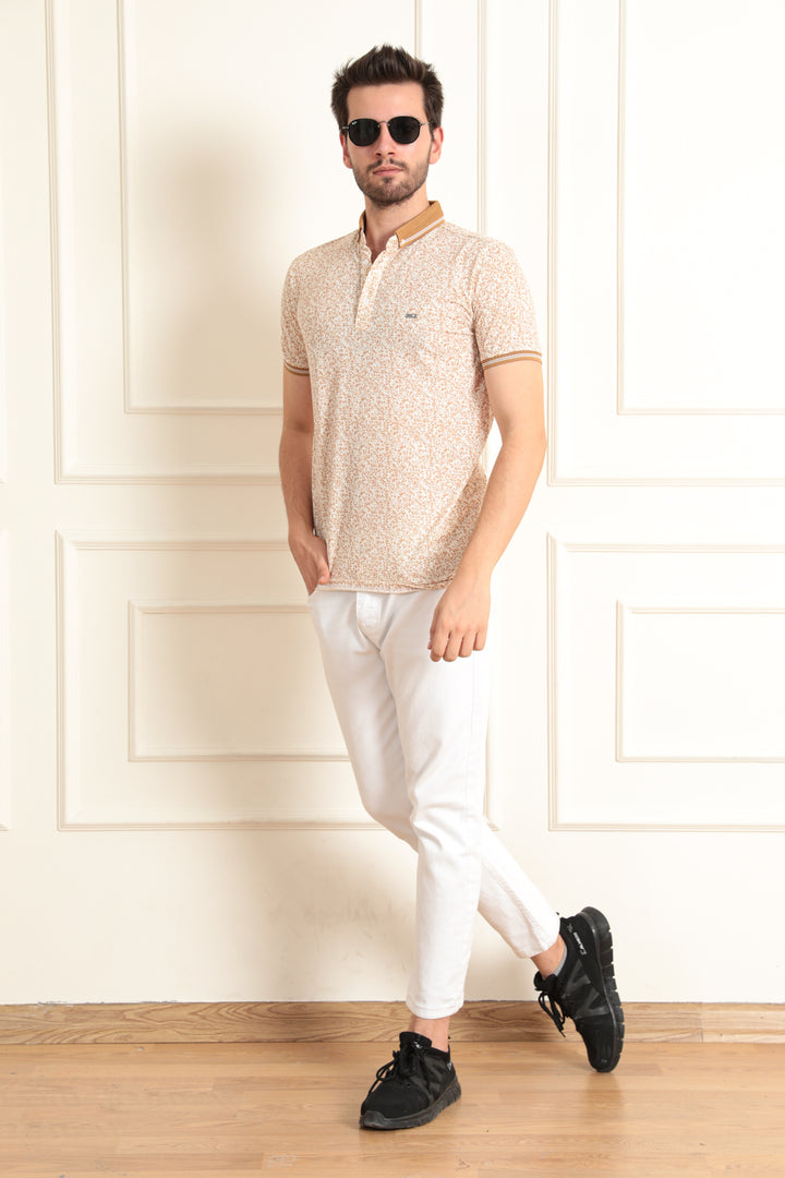 MPL Men's Polo Neck T-shirt 8033 - Campbell