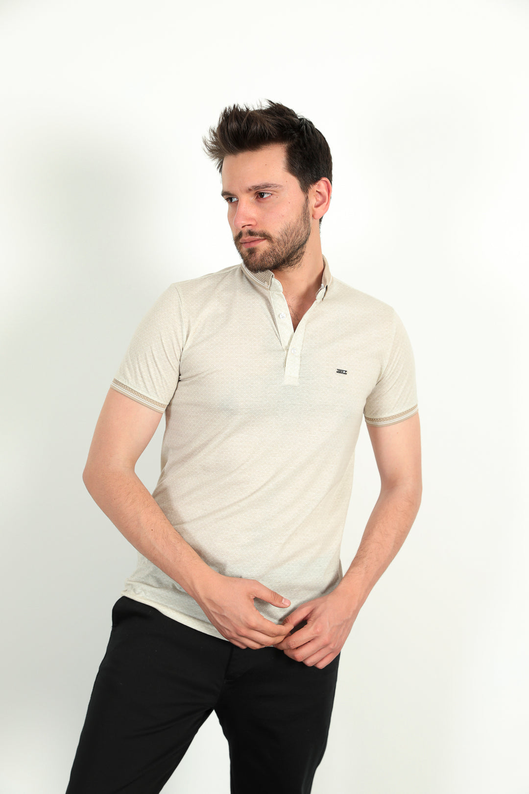 MPL Men's Polo Neck T-shirt 8034 - Ealing