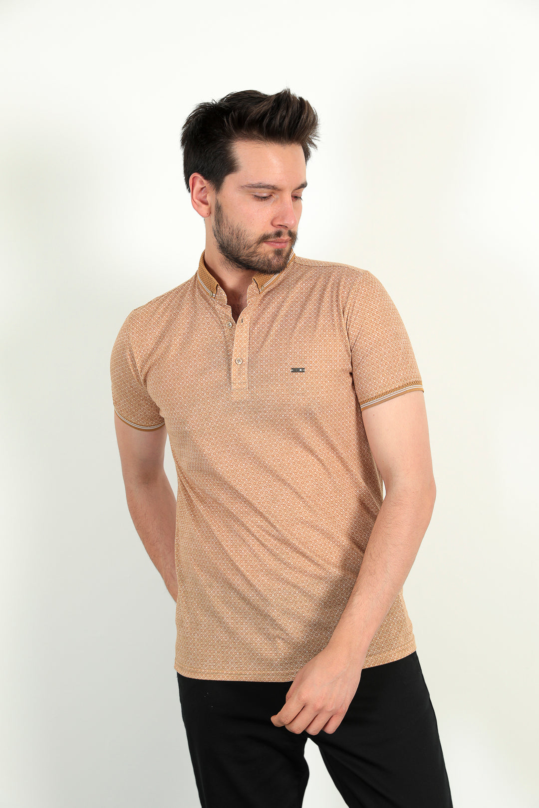 MPL Men's Polo Neck T-shirt 8034 - Chiapa de Corzo