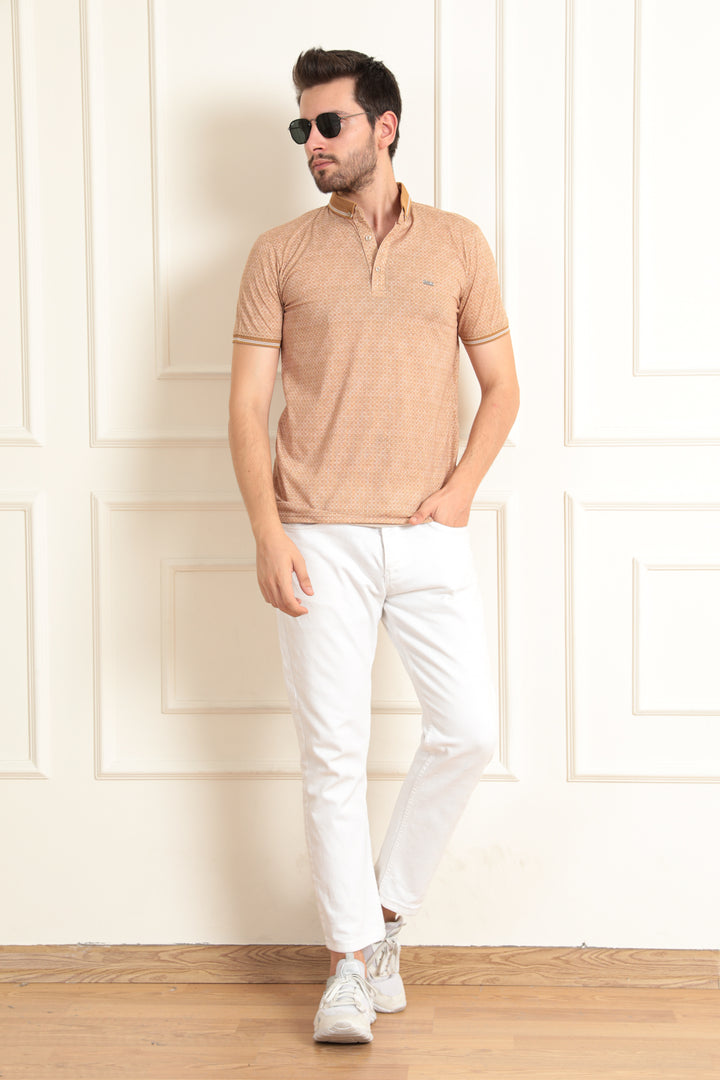 MPL Men's Polo Neck T-shirt 8034 - Chiapa de Corzo
