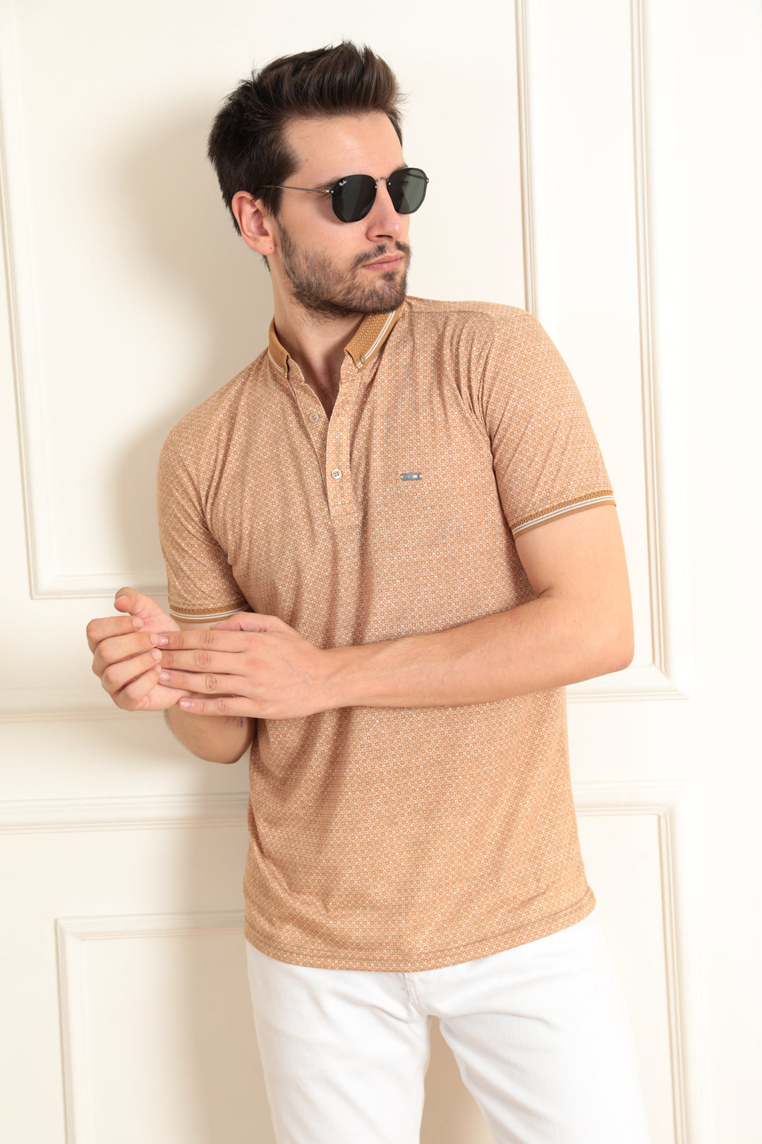 MPL Men's Polo Neck T-shirt 8034 - Chiapa de Corzo