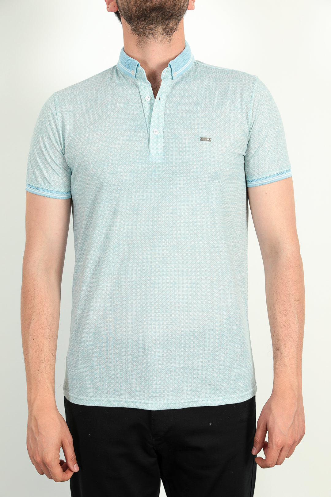 MPL Men's Polo Neck T-shirt 8034 - Pittsburgh