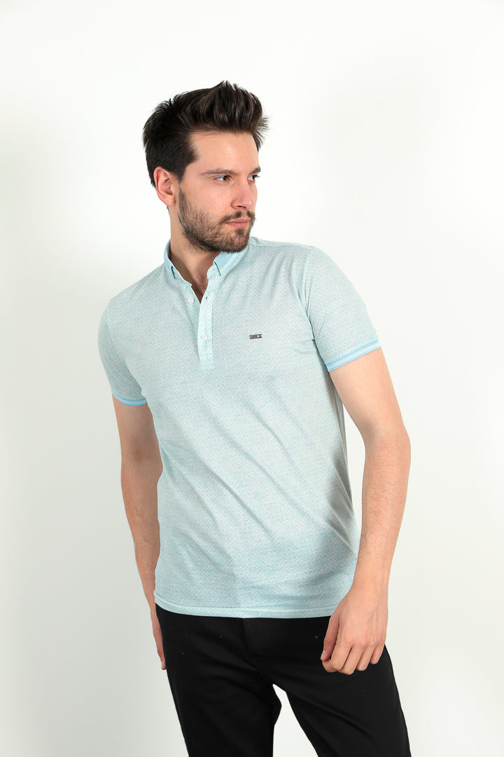 MPL Men's Polo Neck T-shirt 8034 - Pittsburgh