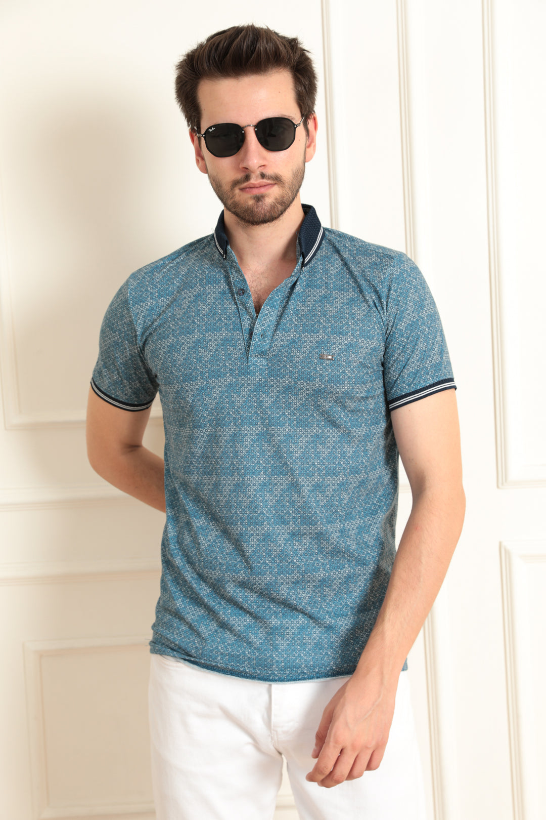 MPL Men's Polo Neck T-shirt 8034 - Chenalhó