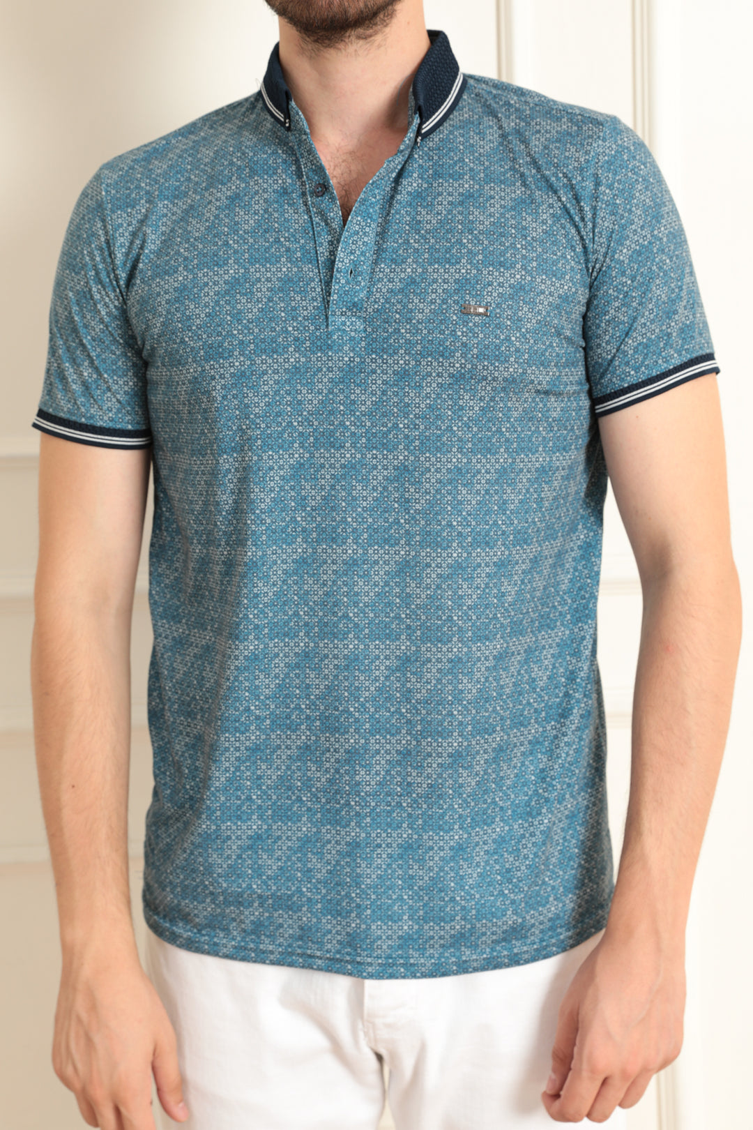 MPL Men's Polo Neck T-shirt 8034 - Chenalhó