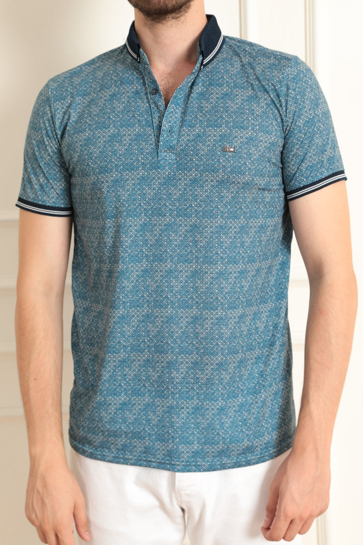 MPL Men's Polo Neck T-shirt 8034 - Chenalhó