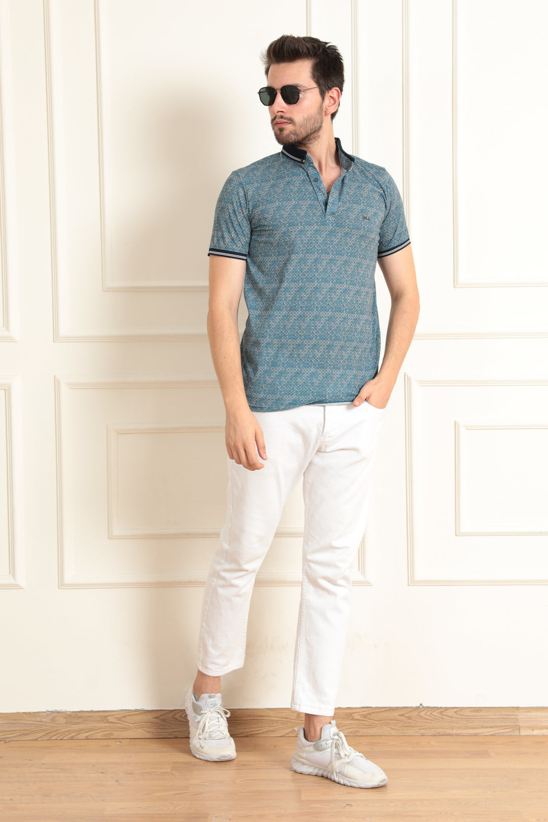 MPL Men's Polo Neck T-shirt 8034 - Chenalhó