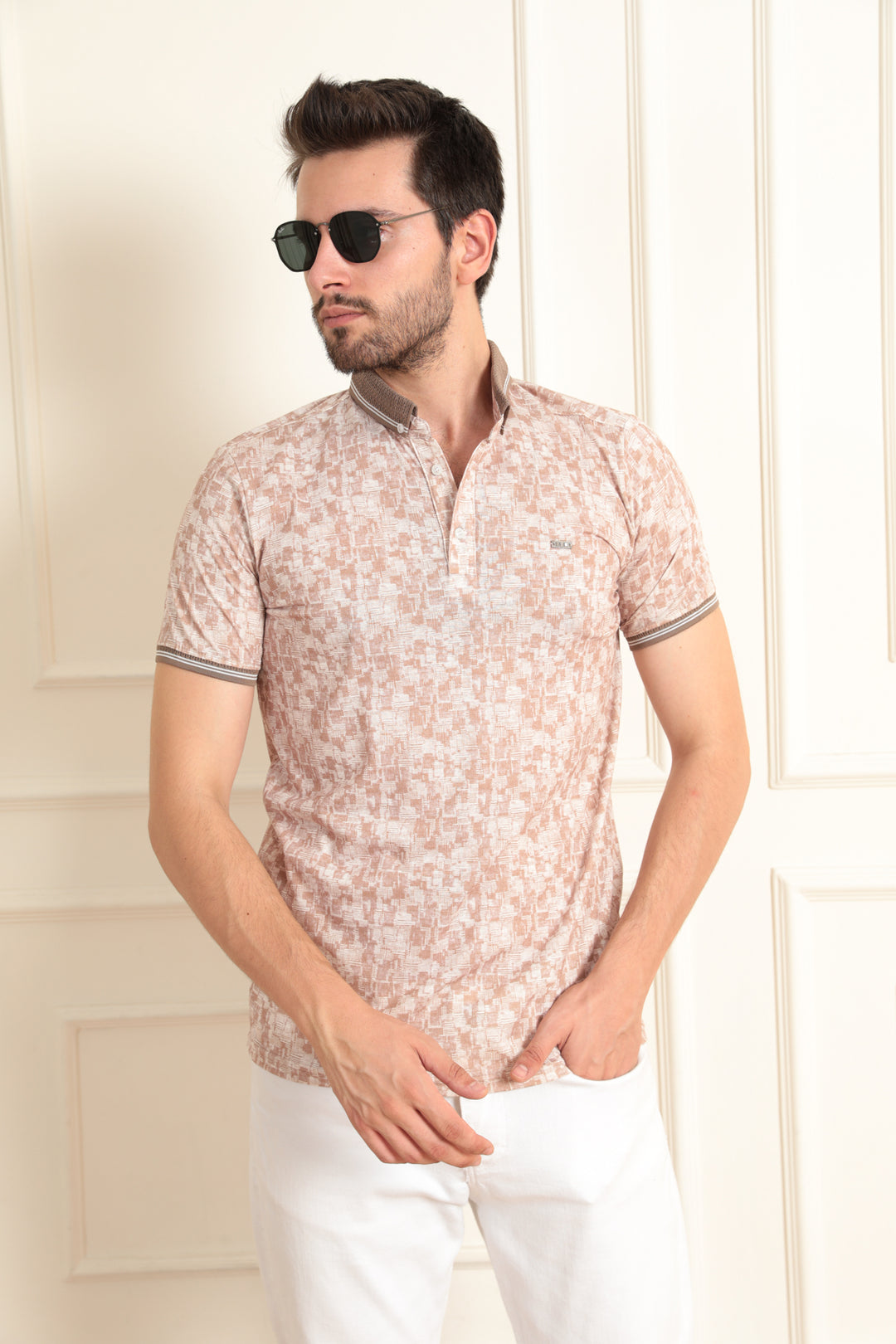 MPL Men's Polo Neck T-shirt 8035 - Morley