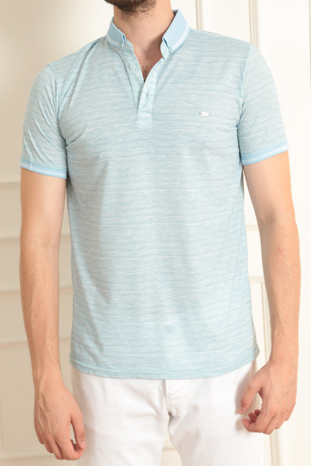 MPL Men's Polo Neck T-shirt 8036 - Kaneohe