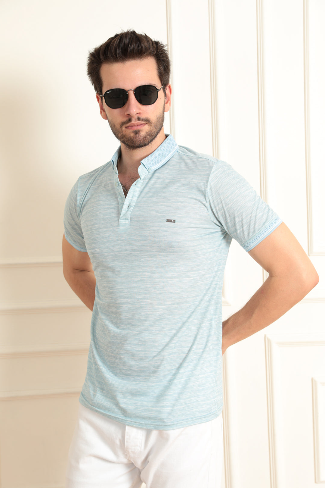 MPL Men's Polo Neck T-shirt 8036 - Kaneohe