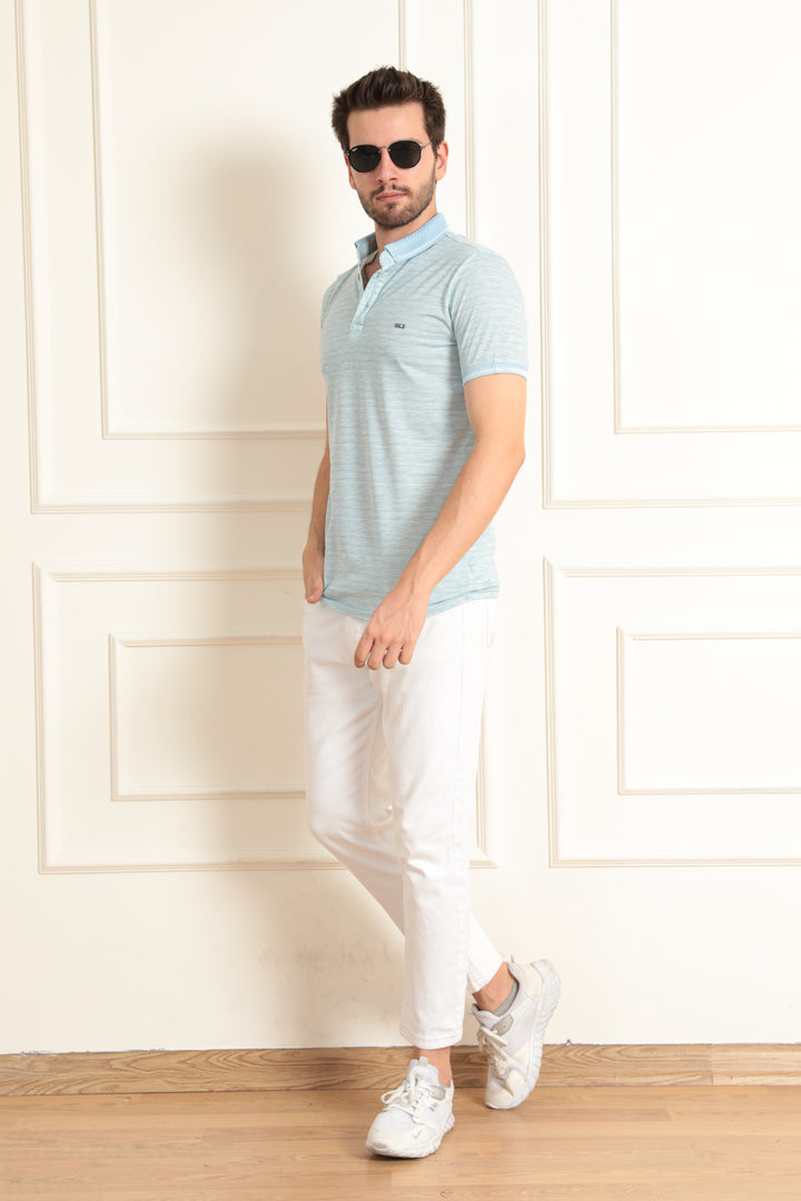 MPL Men's Polo Neck T-shirt 8036 - Kaneohe