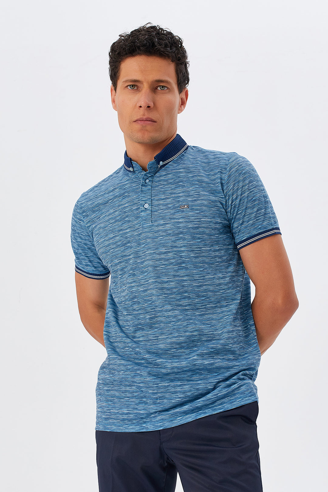 MPL Men's Polo Neck T-shirt 8036 - Carlsbad
