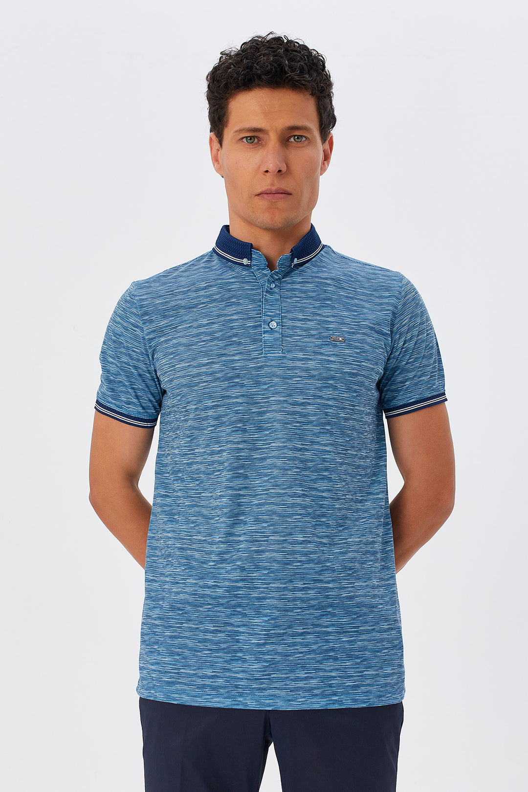 MPL Men's Polo Neck T-shirt 8036 - Carlsbad
