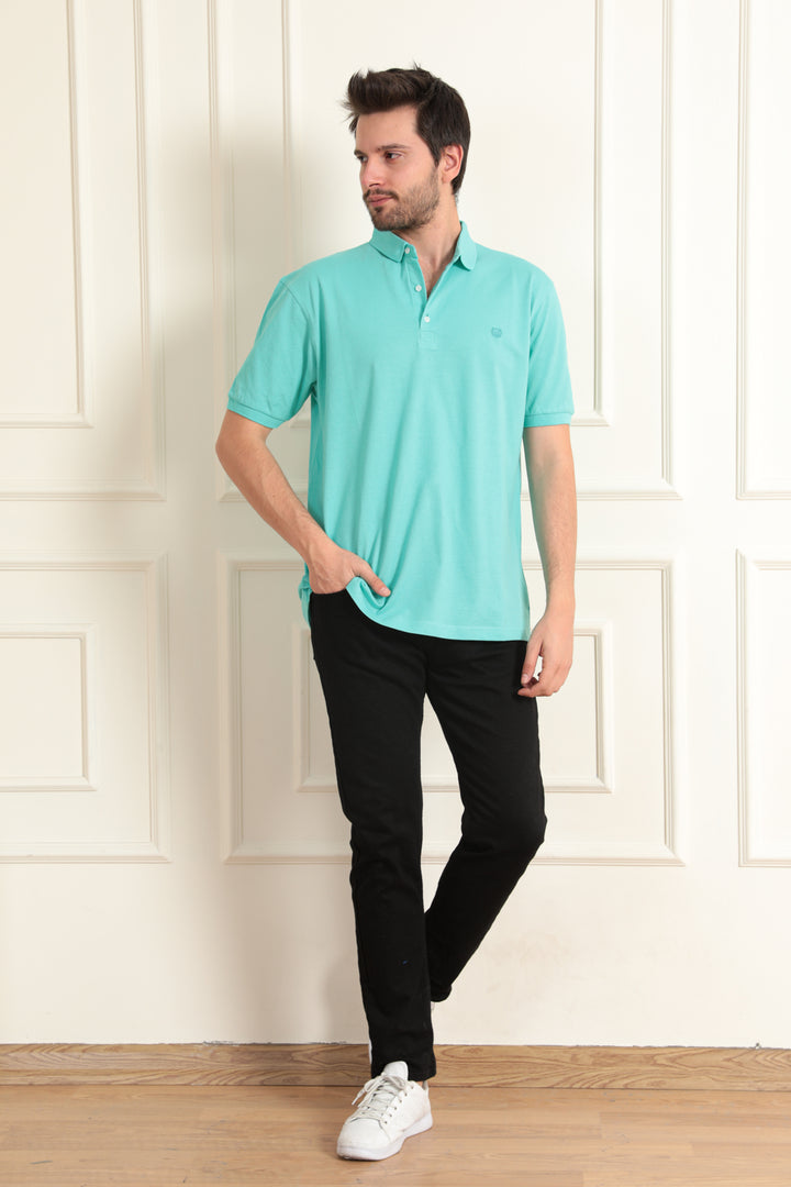 MPL Men's Plus Size Polo Neck T-shirt 1012 - Coachella