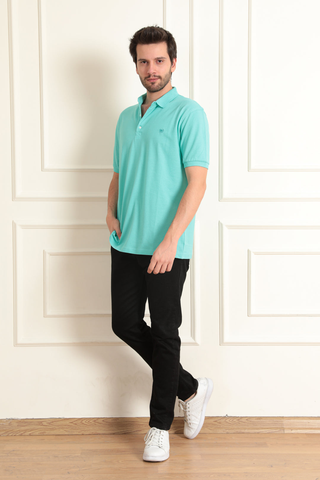 MPL Men's Plus Size Polo Neck T-shirt 1012 - Coachella