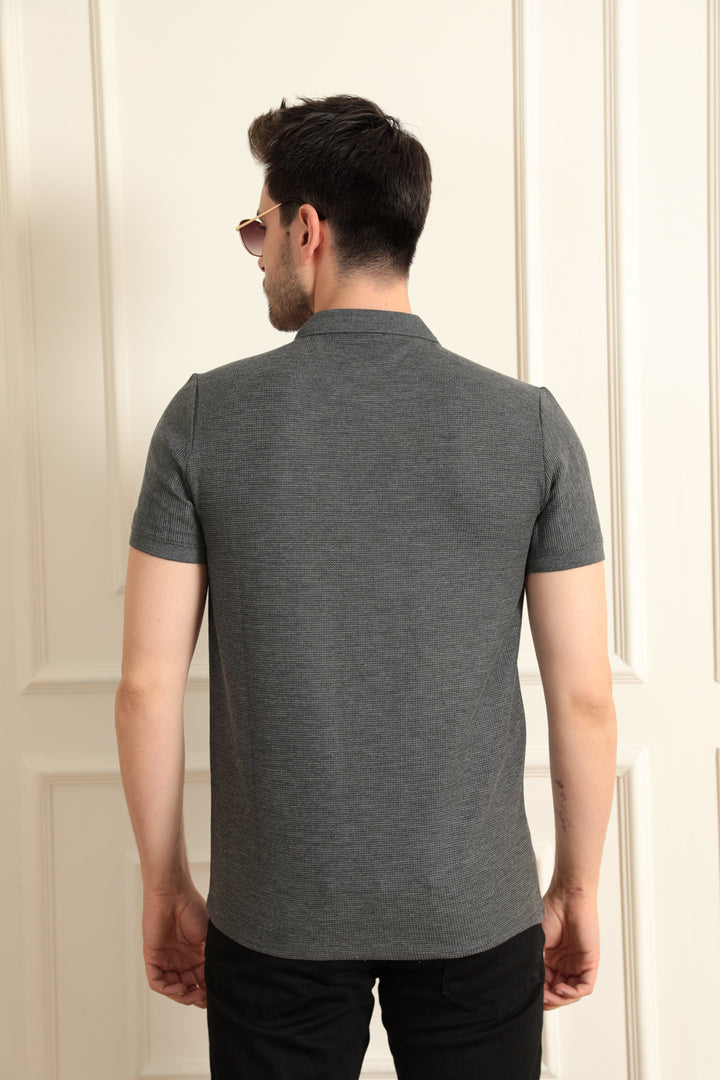 MPL Men's Waffle Polo Neck T-shirt 2324 - Berlin