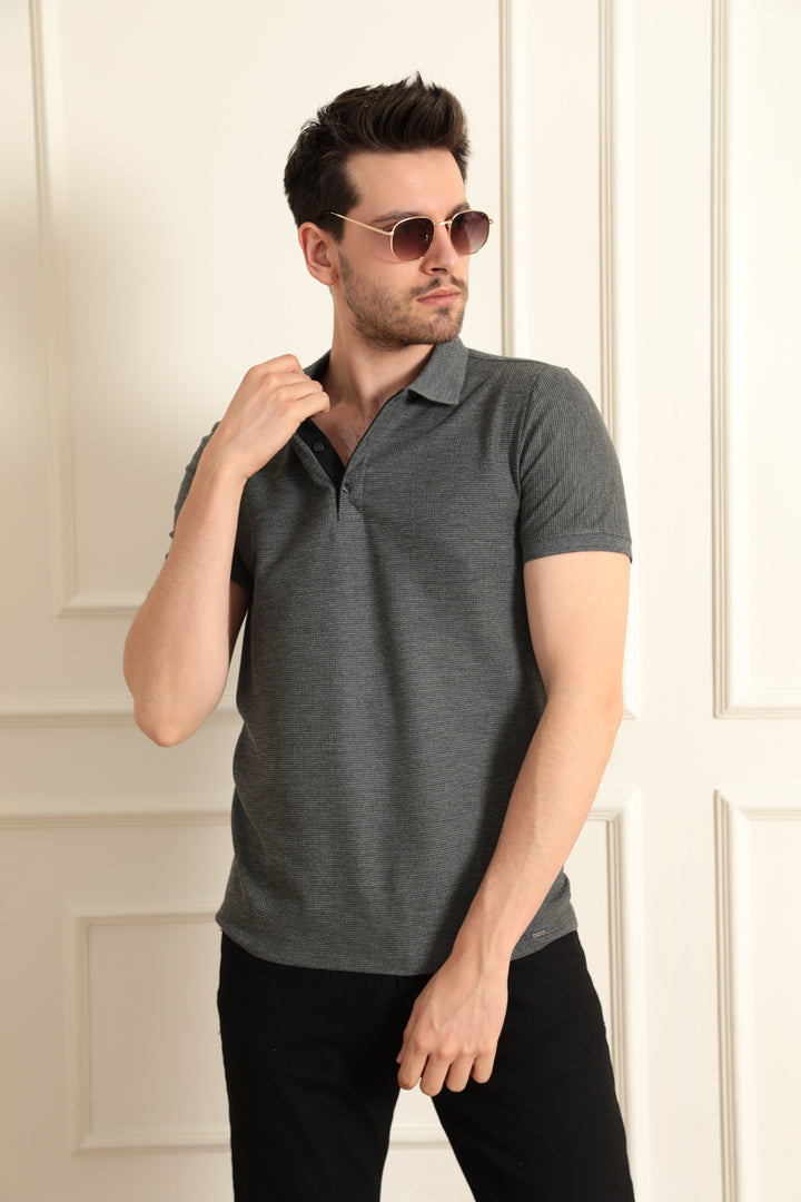 MPL Men's Waffle Polo Neck T-shirt 2324 - Berlin