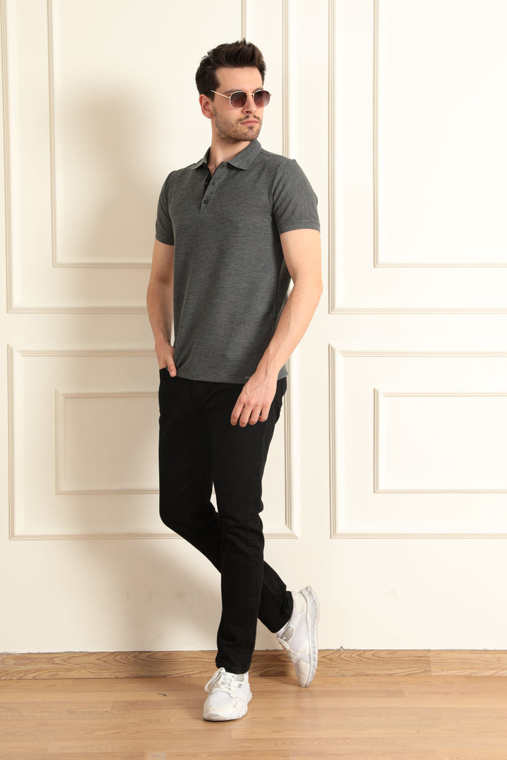 MPL Men's Waffle Polo Neck T-shirt 2324 - Berlin