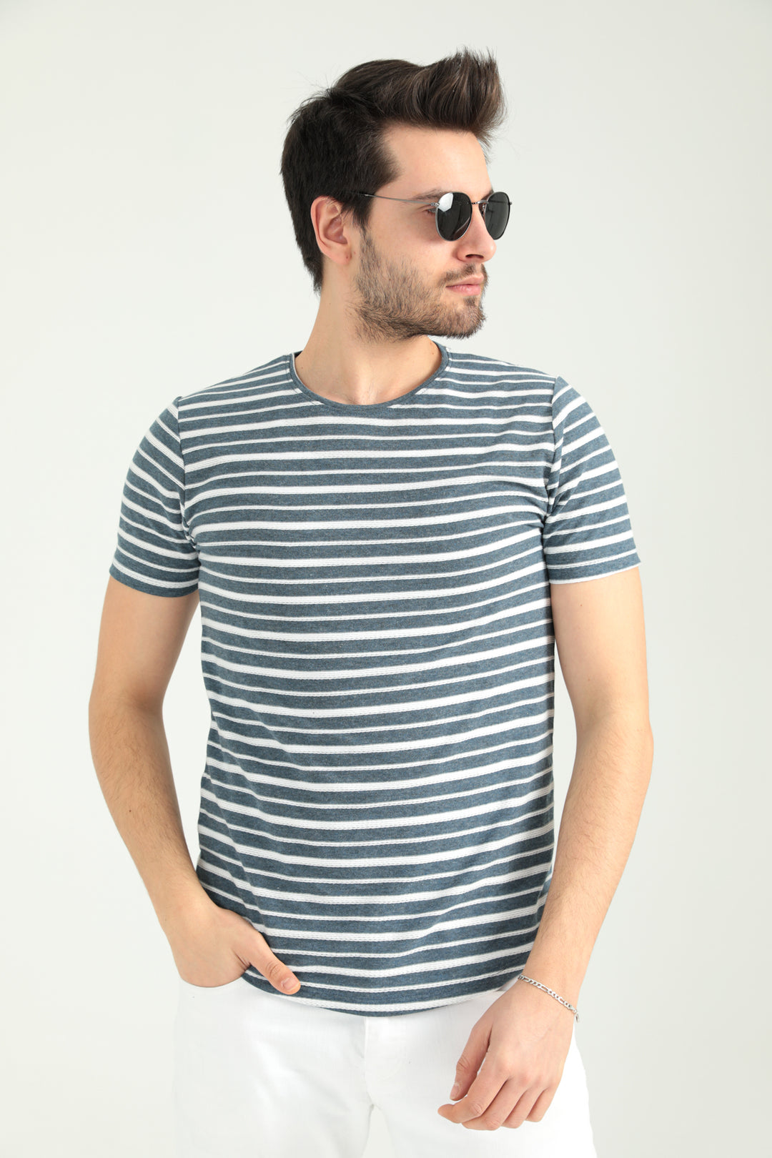 MPL Men's Jacquard Zero Neck T-shirt 2780 - Penn Hills