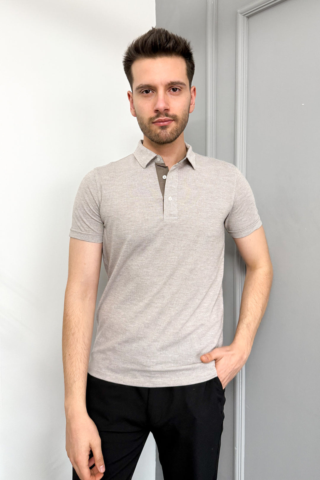 MPL Men's Polo Neck T-shirt 2940 - Ann Arbor