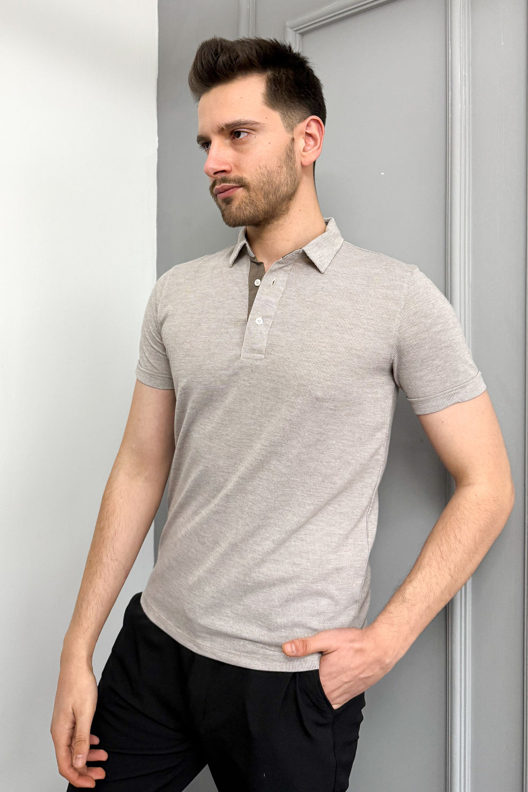 MPL Men's Polo Neck T-shirt 2940 - Ann Arbor